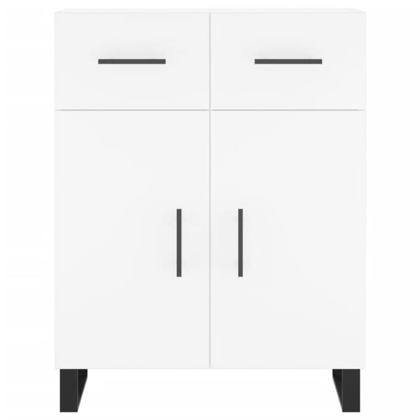 vidaXL Ντουλάπι Λευκό 69,5x34x180 εκ. από Επεξεργασμένο Ξύλο