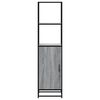 vidaXL Highboard Grey Sonoma Κατασκευασμένο ξύλο και μέταλλο