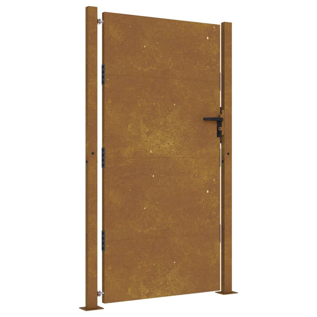 vidaXL Πύλη Κήπου 105 x 205 εκ. από Ατσάλι Corten