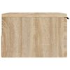 vidaXL Κομοδίνα Επιτοίχιο Sonoma Δρυς 34 x 30 x 20 εκ.