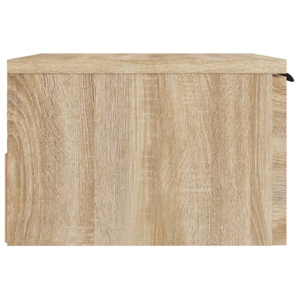 vidaXL Κομοδίνα Επιτοίχιο Sonoma Δρυς 34 x 30 x 20 εκ.