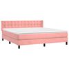 vidaXL &Kappa;&rho;&epsilon;&beta;ά&tau;&iota; Boxspring &mu;&epsilon; &Sigma;&tau;&rho;ώ&mu;&alpha; &Rho;&omicron;&zeta; 180x200 &epsilon;&kappa;. &Beta;&epsilon;&lambda;&omicron;ύ&delta;&iota;&nu;&omicron;