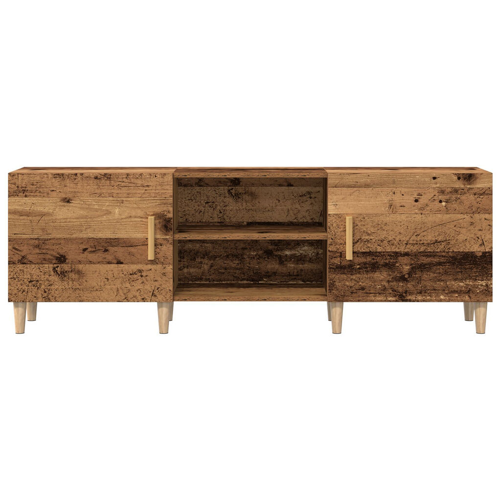 vidaXL Ντουλάπι Τηλεόρασης Παλιού Ξύλου 150x30x50 εκ Κατασκευασμένο Ξύλο