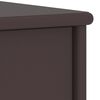 vidaXL Κομοδίνο Σκούρο Καφέ 35 x 30 x 40 εκ. Μασίφ Ξύλο Πεύκου
