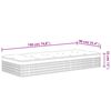 vidaXL &Sigma;&tau;&rho;ώ&mu;&alpha; &mu;&epsilon; Pocket Springs Medium Plus 90x190 &epsilon;&kappa;. &Mu;&omicron;&nu;ό