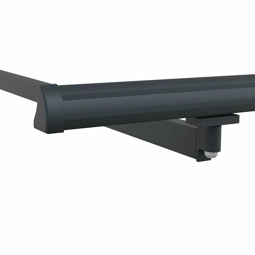 Αντιανεμικό Χειροκίνητος Ανθρακί 4 x 3,5 μ Μέταλλο