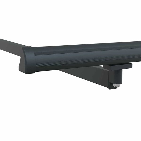 Αντιανεμικό Χειροκίνητος Ανθρακί 4 x 3,5 μ Μέταλλο
