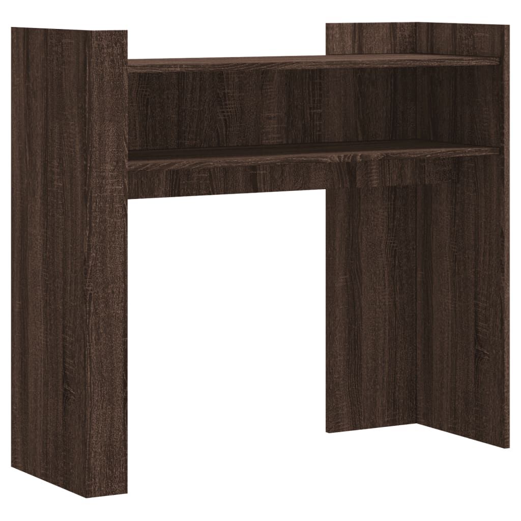 vidaXL Τραπέζι Κονσόλα Καφέ Δρυς 100x35x90 εκ. Επεξεργασμένο Ξύλο