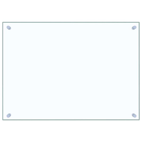 vidaXL Πλάτη Κουζίνας Διαφανής 70 x 50 εκ. από Ψημένο Γυαλί