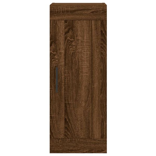 vidaXL Ντουλάπι Καφέ Δρυς 34,5 x 34 x 180 εκ. από Επεξεργασμένο Ξύλο