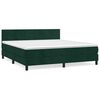 vidaXL &Kappa;&rho;&epsilon;&beta;ά&tau;&iota; Boxspring &mu;&epsilon; &Sigma;&tau;&rho;ώ&mu;&alpha; &Sigma;&kappa;&omicron;ύ&rho;&omicron; &Pi;&rho;ά&sigma;&iota;&nu;&omicron; 160x200&epsilon;&kappa;. &Beta;&epsilon;&lambda;&omicron;ύ&delta;&iota;&nu;&omicron;