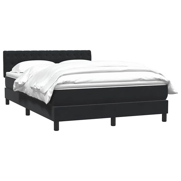 vidaXL &Kappa;&rho;&epsilon;&beta;ά&tau;&iota; Boxspring &mu;&epsilon; &Sigma;&tau;&rho;ώ&mu;&alpha; &Mu;&alpha;ύ&rho;&omicron; 160x210 &epsilon;&kappa;. &Beta;&epsilon;&lambda;&omicron;ύ&delta;&iota;&nu;&omicron;