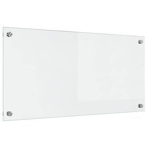 vidaXL Πίσω Πάνελ Κουζίνας Διαφανές 80 x 40 cm σκληρυμένο γυαλί