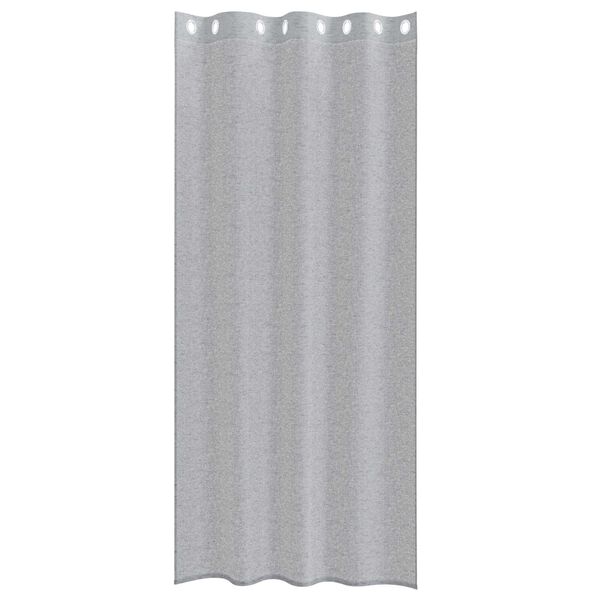 vidaXL Κουρτίνες 2 pcs Σκούρο γκρι 140 x 260 εκ. Πολυεστέρας