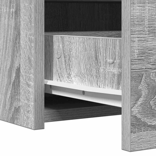 vidaXL Τραπέζι περιποίησης Γκρι 60 x 40 x 70 εκ. Επεξεργασμένο ξύλο