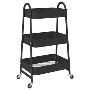 vidaXL &Tau;&rho;ό&lambda;&epsilon;ϊ &alpha;&pi;&omicron;&theta;ή&kappa;&epsilon;&upsilon;&sigma;&eta;&sigmaf; 3 &epsilon;&pi;&iota;&pi;έ&delta;&omega;&nu; &Mu;&alpha;ύ&rho;&omicron; 42x41,5x77 cm &Chi;ά&lambda;&upsilon;&beta;&alpha;&sigmaf;