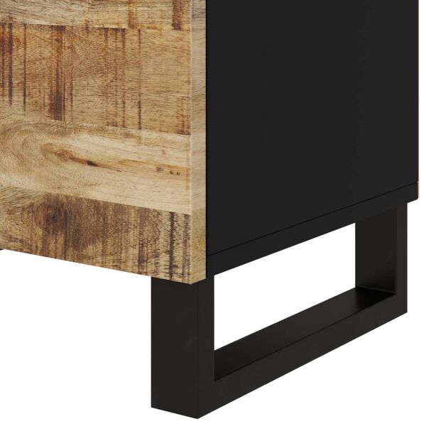 vidaXL Κομοδίνο 50x33x60 εκ. Μασίφ Ξύλο Μάνγκο & Επεξεργασμένο Ξύλο