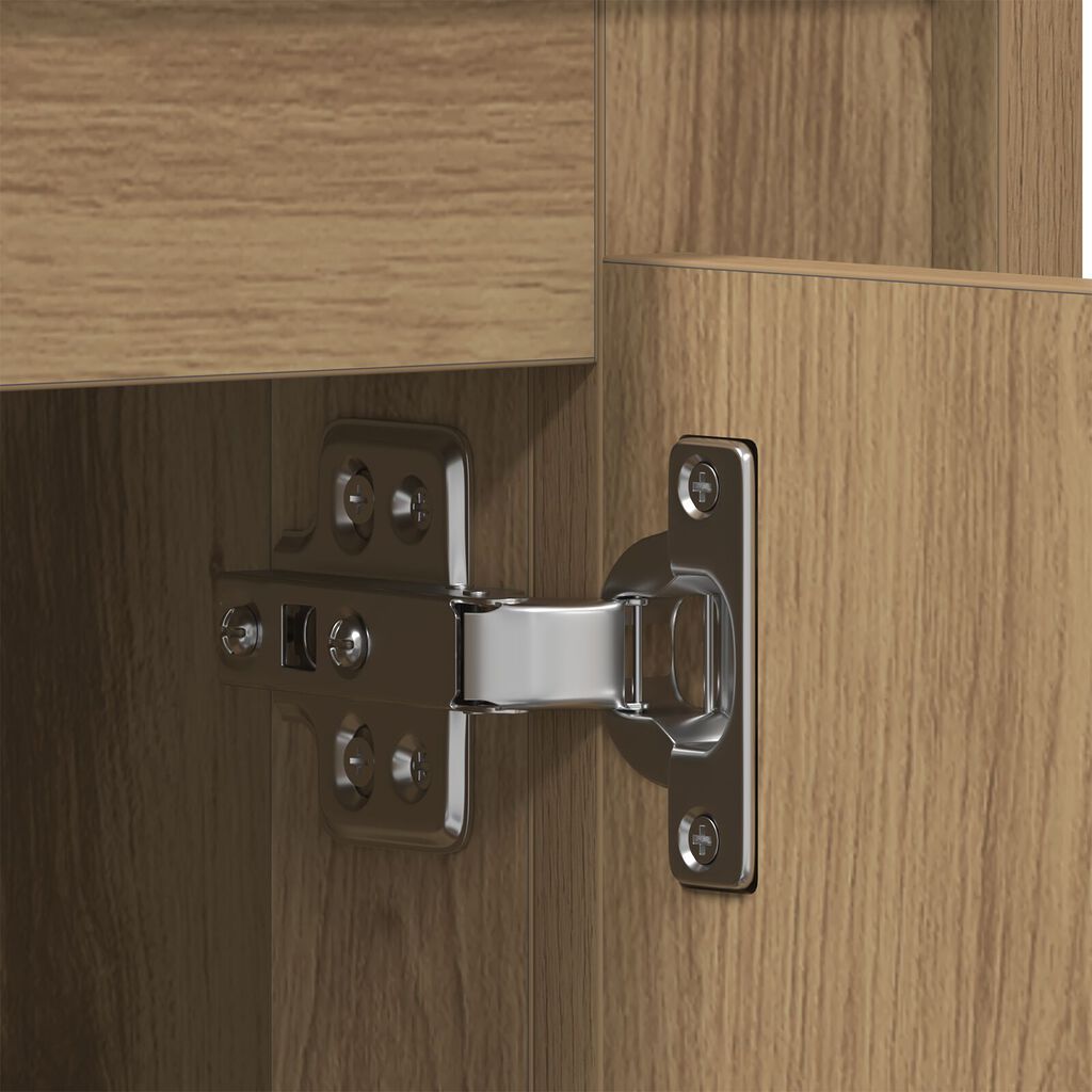 vidaXL Βαθμολογία Τηλεόρασης Artisan Oak 80x35x45 εκ Επεξεργασμένο ξύλο