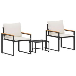 vidaXL &Sigma;ύ&nu;&omicron;&lambda;&alpha; &epsilon;&pi;ί&pi;&lambda;&omega;&nu; &mu;&epsilon; &mu;&alpha;&xi;&iota;&lambda;ά&rho;&iota; 3 pcs &Mu;&alpha;ύ&rho;&omicron; &kappa;&alpha;&iota; &Kappa;&rho;&epsilon;&mu; &Lambda;&epsilon;&upsilon;&kappa;ό &Rho;&alpha;&tau;ά&nu;