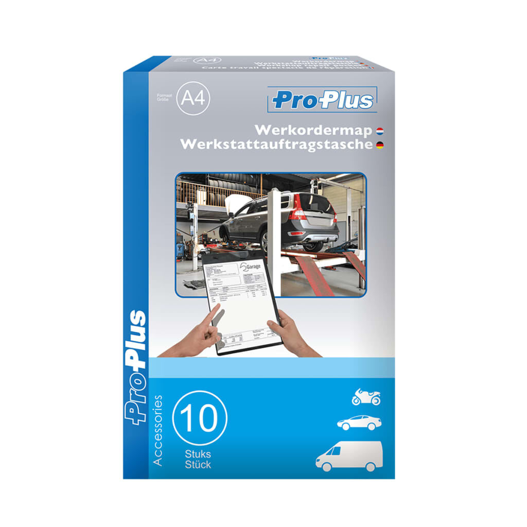 ProPlus Βάση Στήριξης Παραγγελιών Επισκευής Α4 10 τεμ. Μαύρο 580040