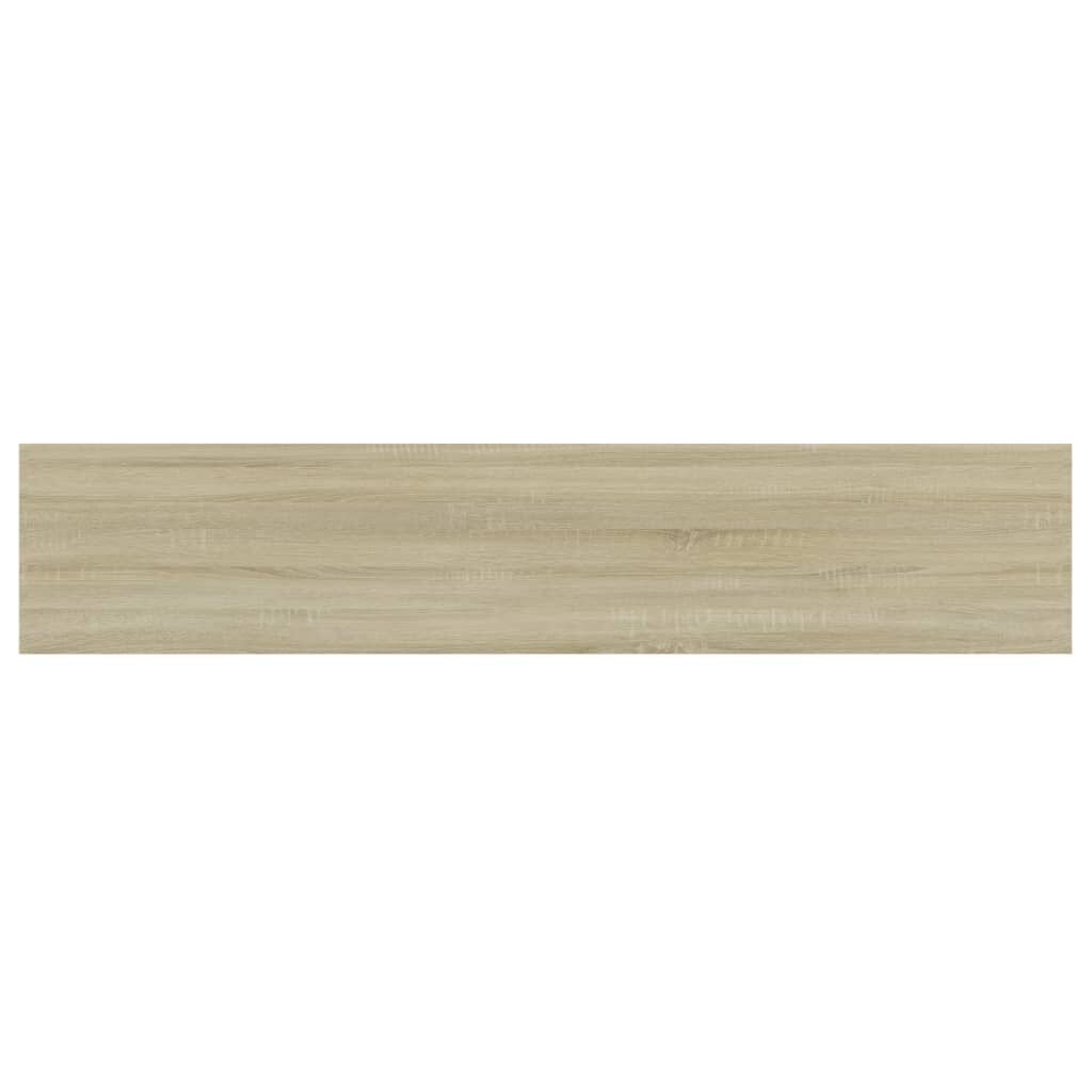 vidaXL Ράφια Βιβλιοθήκης 4 τεμ. Sonoma Δρυς 100x20x1,5 εκ. Μοριοσανίδα