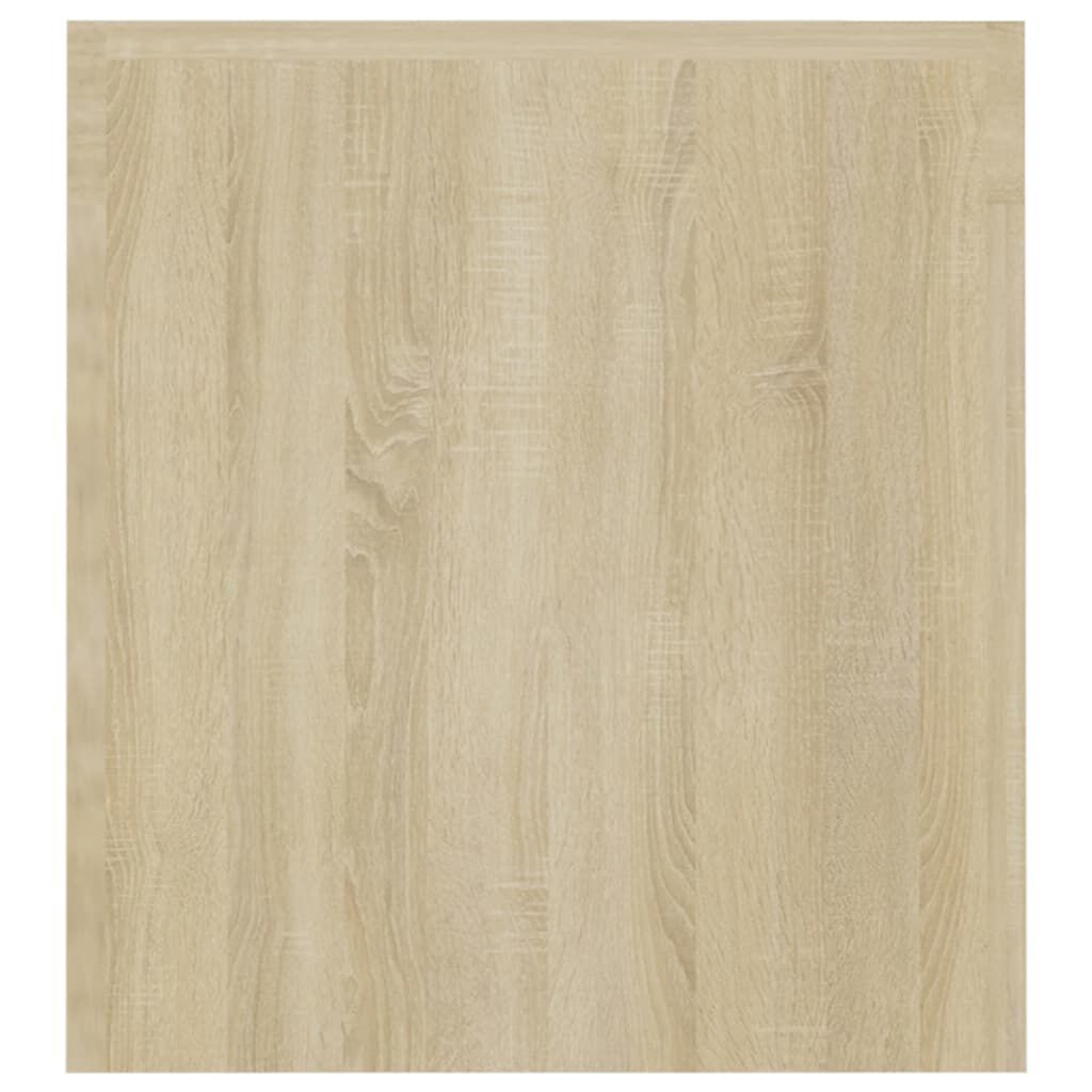 vidaXL Έπιπλο Τηλεόρασης με LED Sonoma Δρυς 120x35x40 εκ.