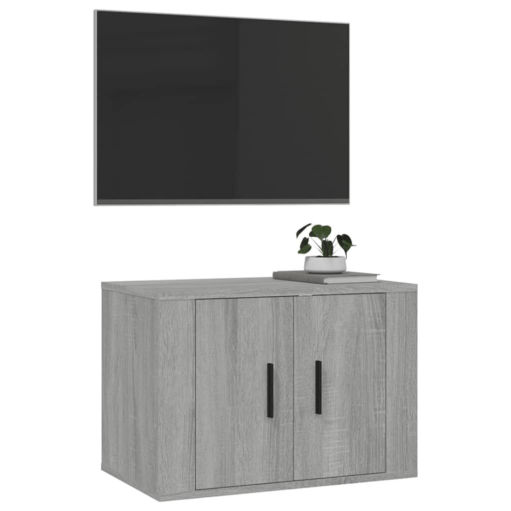 vidaXL Έπιπλα Τηλεόρασης Επιτοίχια Sonoma Δρυς 57x34,5x40 εκ