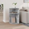 vidaXL End Table &Sigma;&kappa;&upsilon;&rho;ό&delta;&epsilon;&mu;&alpha; &Gamma;&kappa;&rho;&iota; 29,6 x 29,6 x 60 &epsilon;&kappa; &Epsilon;&pi;&epsilon;&xi;&epsilon;&rho;&gamma;&alpha;&sigma;&mu;έ&nu;&omicron; &xi;ύ&lambda;&omicron;