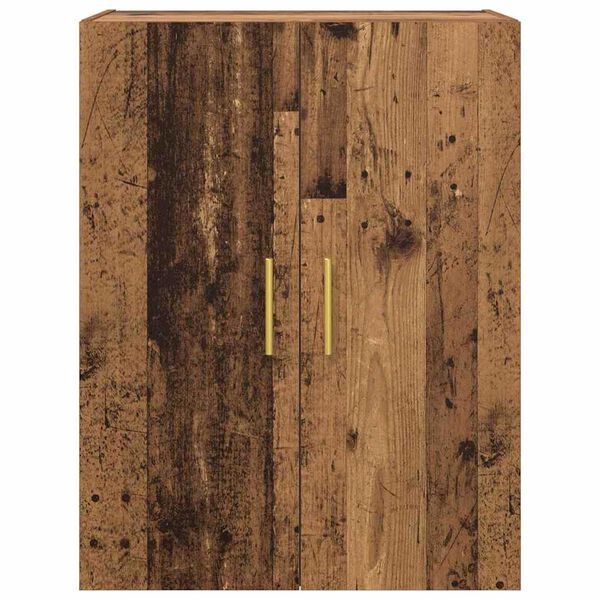 vidaXL Ντουλάπια Τοίχου 2 pcs Παλαιό ξύλο 69.5 x 34 x 90 εκ.