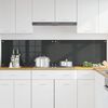 vidaXL Πίσω Πάνελ Κουζίνας 2 pcs Σκούρο Γκρι 100 x 50 cm
