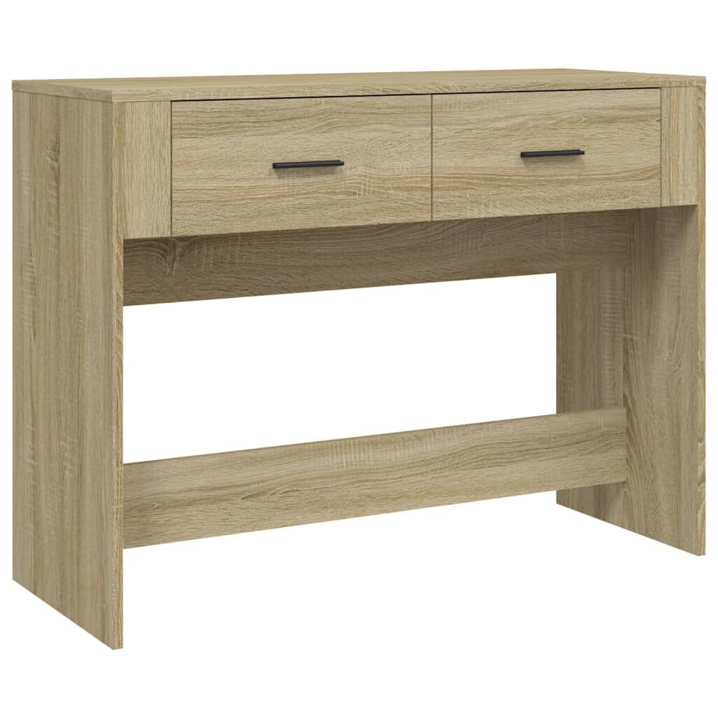 vidaXL Τραπέζι Κονσόλα Sonoma Δρυς 100x39x75 εκ. Επεξεργασμένο Ξύλο