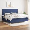 vidaXL &Kappa;&rho;&epsilon;&beta;ά&tau;&iota; Boxspring &mu;&epsilon; &Sigma;&tau;&rho;ώ&mu;&alpha; &Mu;&pi;&lambda;&epsilon; 200x200 &epsilon;&kappa;. &Upsilon;&phi;&alpha;&sigma;&mu;ά&tau;&iota;&nu;&omicron;