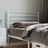 vidaXL Κεφαλάρι Λευκό 75 εκ. Μεταλλικό