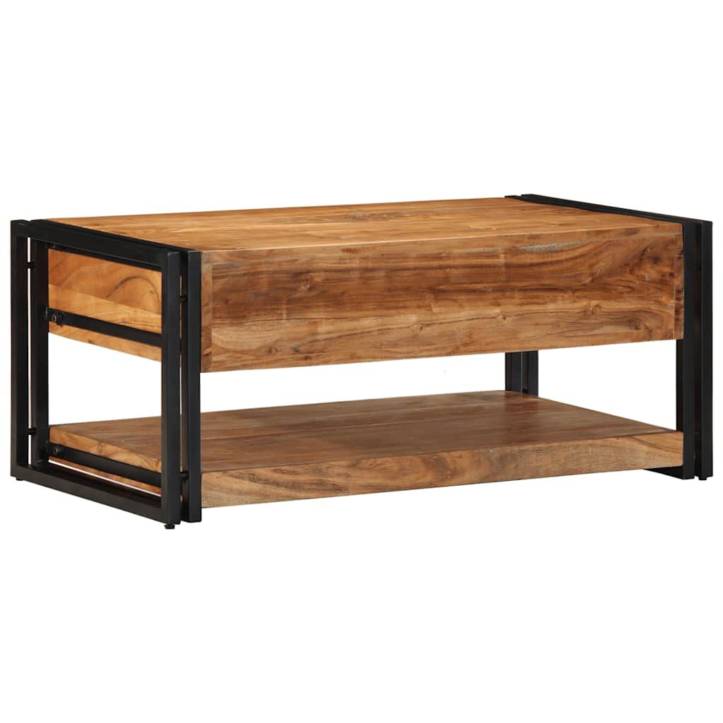 vidaXL Τραπεζάκι σαλονιού 90x50x38 cm μασίφ ξύλο ακακίας