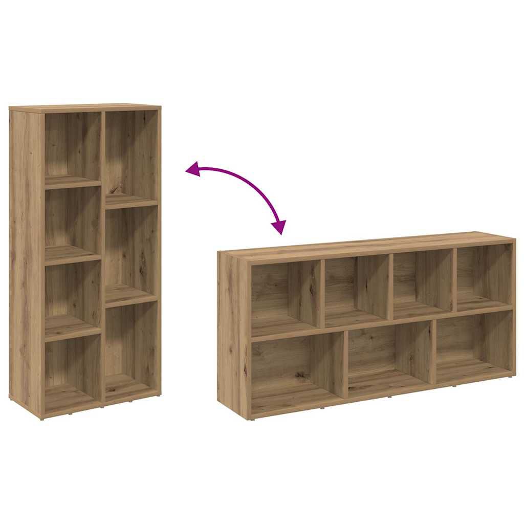 vidaXL Ντουλάπι βιβλίων Βελανιδιά τεχνίτη 50x25x104 cm