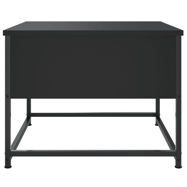 vidaXL Τραπεζάκι Σαλονιού Μαύρο 51 x 51 x 40 εκ. Επεξεργασμένο Ξύλο