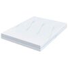 vidaXL Στρώμα Λευκό 160 x 200 cm Pěna
