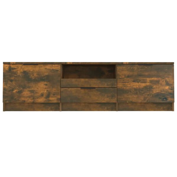 vidaXL Έπιπλο Τηλεόρασης Καπνιστή Δρυς 140x35x40 εκ Επεξεργασμένο Ξύλο