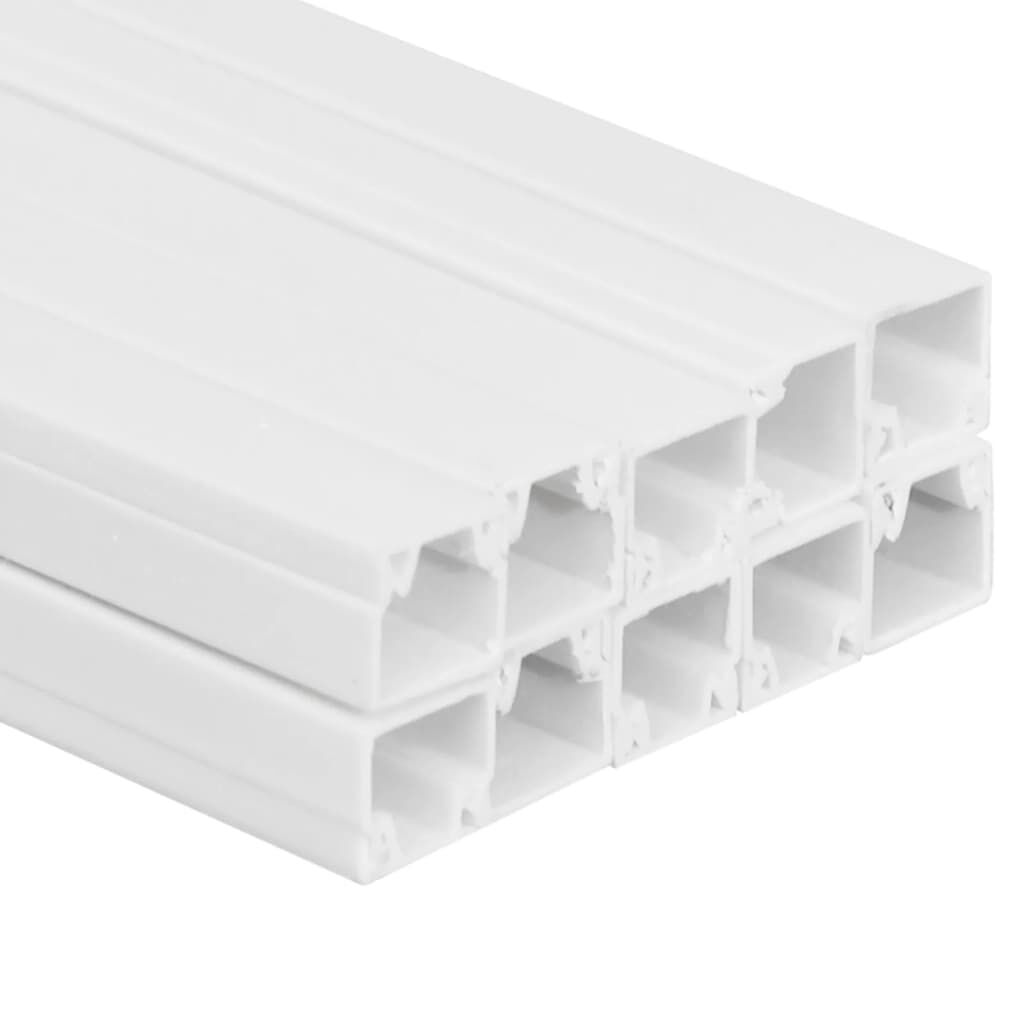 vidaXL Κανάλι Καλωδίων 15 x 10 χιλ. 10 μ. από PVC