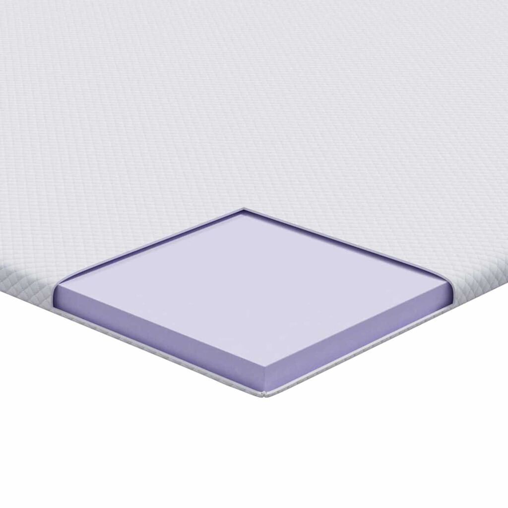vidaXL Στρώματα Λευκό 70 x 200 cm 100% ύφασμα πολυεστέρα με τζακάρ