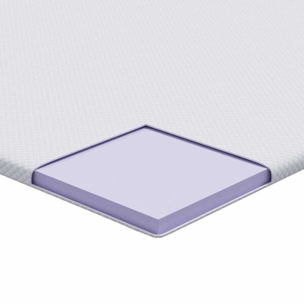 vidaXL Στρώματα Λευκό 70 x 200 cm 100% ύφασμα πολυεστέρα με τζακάρ