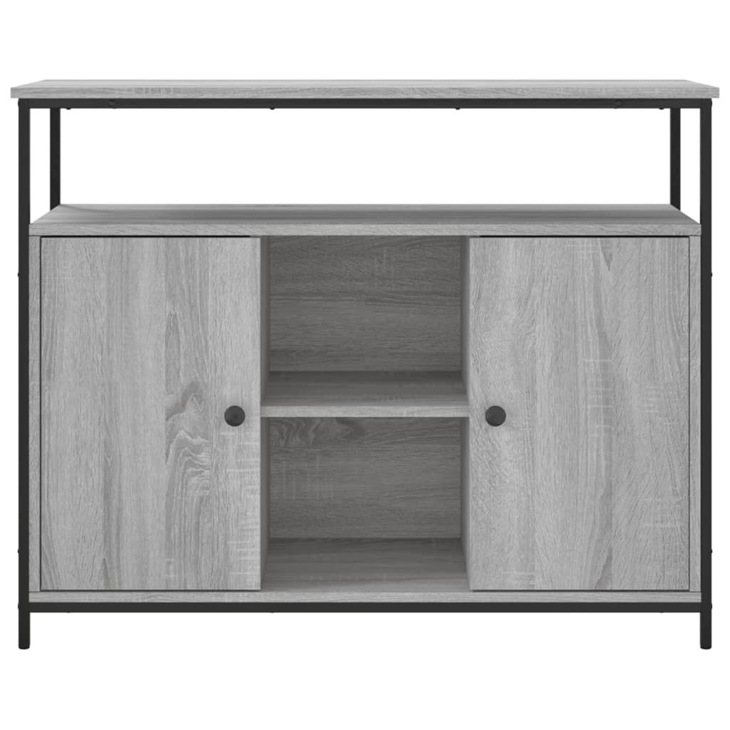 vidaXL Μπουφές Γκρι Sonoma 100x35x80 εκ. από Επεξεργασμένο Ξύλο