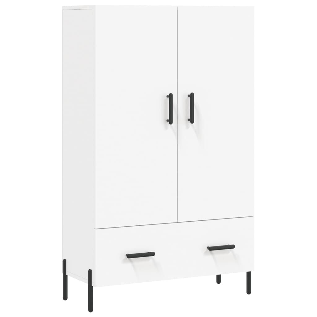 vidaXL Ντουλάπα Λευκή 69,5 x 31 x 115 εκ. από Επεξεργασμένο Ξύλο