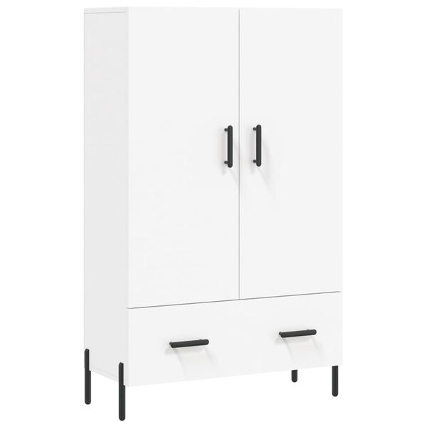 vidaXL Ντουλάπα Λευκή 69,5 x 31 x 115 εκ. από Επεξεργασμένο Ξύλο