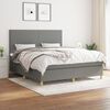 vidaXL &Kappa;&rho;&epsilon;&beta;ά&tau;&iota; Boxspring &mu;&epsilon; &Sigma;&tau;&rho;ώ&mu;&alpha; &Sigma;&kappa;&omicron;ύ&rho;&omicron; &Gamma;&kappa;&rho;&iota; 160x200 &epsilon;&kappa; &Upsilon;&phi;&alpha;&sigma;&mu;ά&tau;&iota;&nu;&omicron;