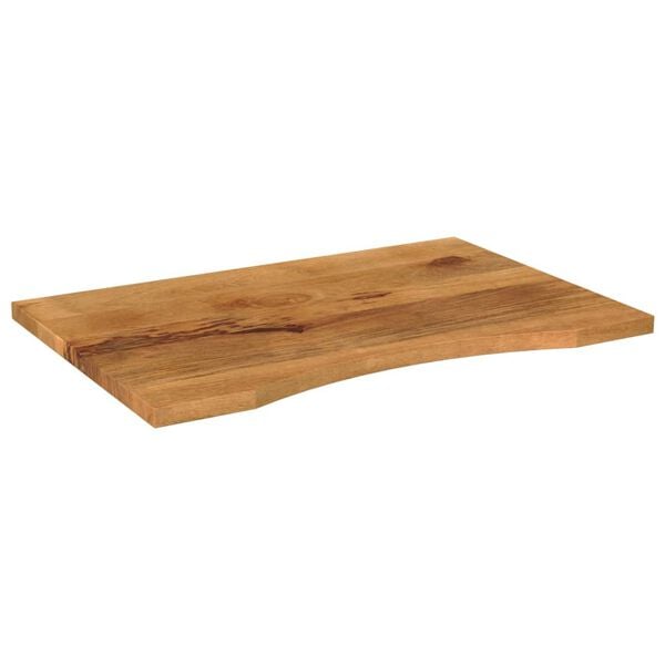 vidaXL Επιφάνεια Γραφείου Καμπύλη 100x60x2,5εκ Μασίφ Ακατ. Μάνγκο