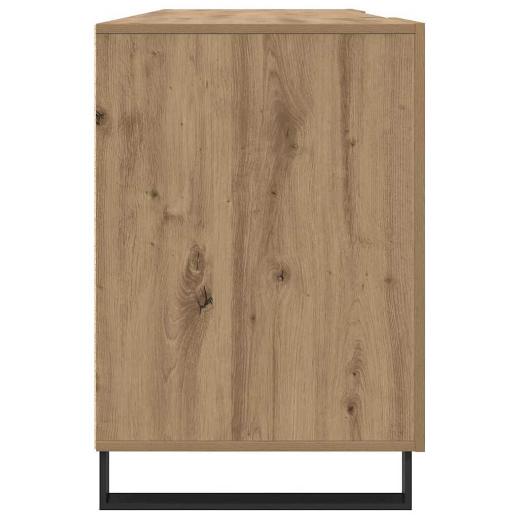 vidaXL Γραφείο artisan δρυς 140 x 50 x 75 εκ. Επεξεργασμένο ξύλο