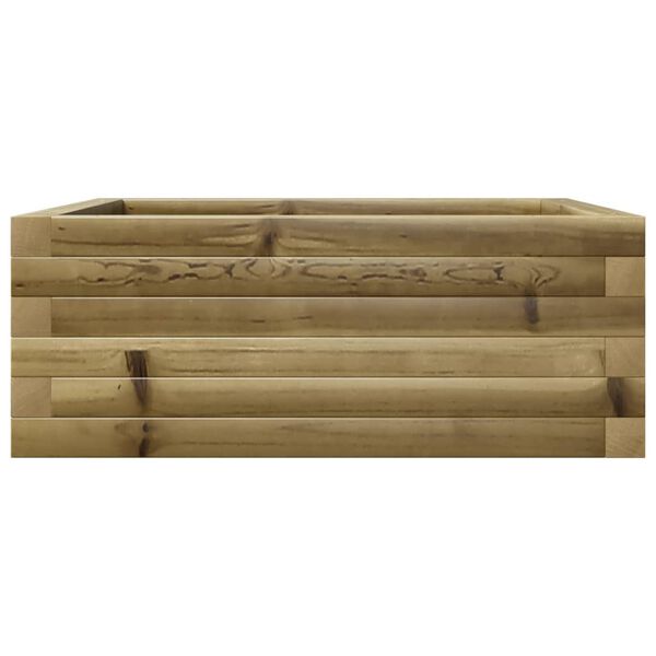 vidaXL Ζαρντινιέρα Κήπου 60x60x23 εκ. από Εμποτισμένο Ξύλο Πεύκου