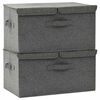 vidaXL &Kappa;&omicron;&upsilon;&tau;&iota;ά &Alpha;&pi;&omicron;&theta;ή&kappa;&epsilon;&upsilon;&sigma;&eta;&sigmaf; 2 &tau;&epsilon;&mu;. &Alpha;&nu;&theta;&rho;&alpha;&kappa;ί 50 x 30 x 25 &epsilon;&kappa;. &Upsilon;&phi;&alpha;&sigma;&mu;ά&tau;&iota;&nu;&alpha;