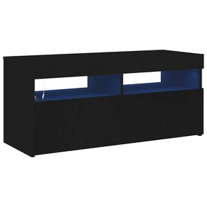 vidaXL Έ&pi;&iota;&pi;&lambda;&omicron; &Tau;&eta;&lambda;&epsilon;ό&rho;&alpha;&sigma;&eta;&sigmaf; &mu;&epsilon; LED &Mu;&alpha;ύ&rho;&omicron; 90 x 35 x 40 &epsilon;&kappa;.